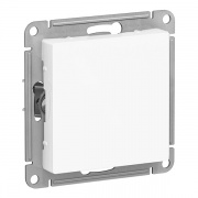 Одноклавишный переключатель 10А SE AtlasDesign, белый