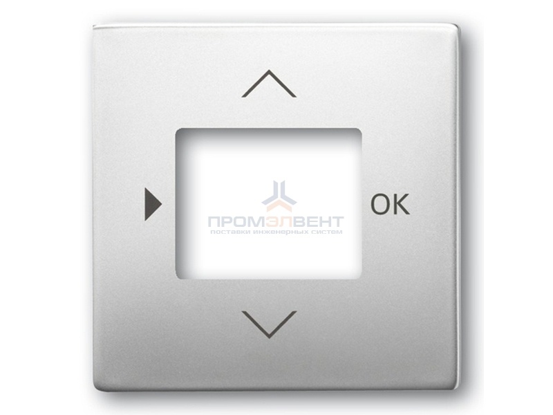 Накладка таймера 6455, 6456 ABB Pure Сталь (6435-866)