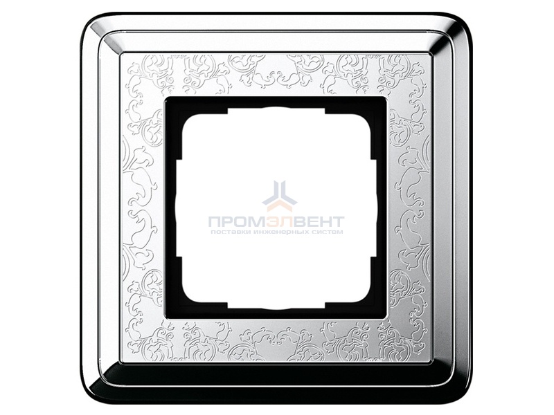 Рамка 1-ая Gira ClassiX Art Хром/Хром