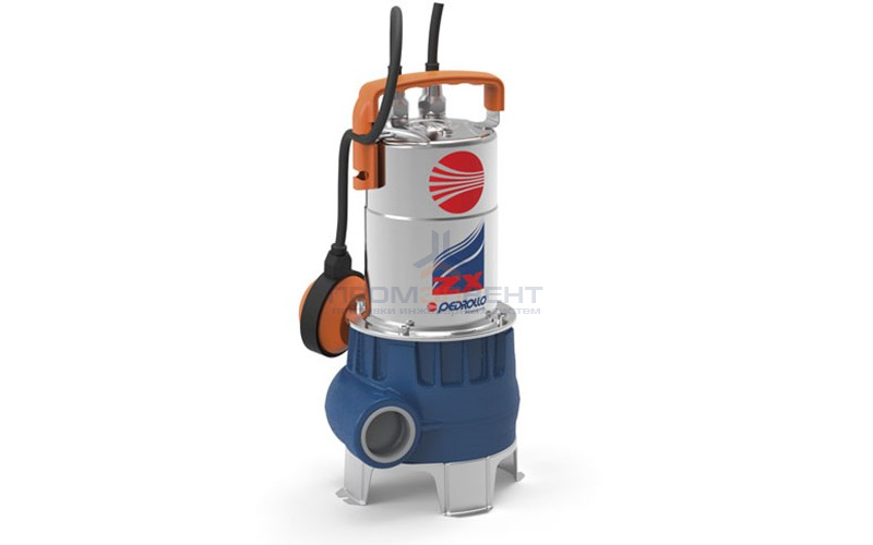 Насос дренажный Pedrollo ZXm 1B/40 - 0,50 кВт (1x230 В, Qmax 350 л/мин, Hmax 8,5 м, кабель 5 м)