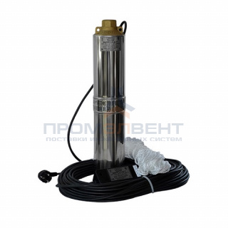 Насос скважинный Водолей БЦПЭ 0,5-40 У (0,72 кВт, Qmax 1,8 м³/ч, Hmax 60 м, кабель 40 м)