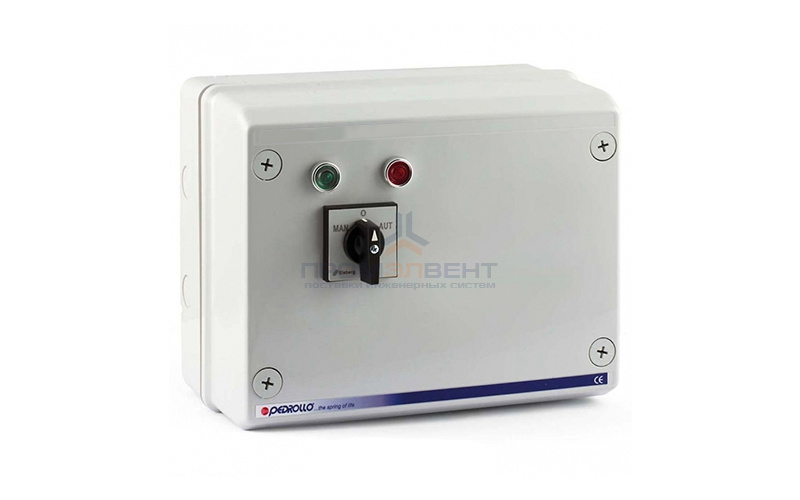 Пульт управления Pedrollo QST 100 - 0,75 кВт (трехфазный, 2,5 А)