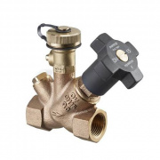 Клапан балансировочный Oventrop Aquastrom F - 1"1/4 (ВР/ВР, PN16, Tmax 120°C, со спускным краном)