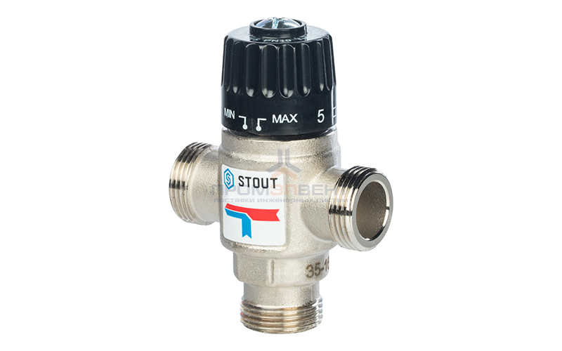 Клапан термостатический смесительный STOUT - 1