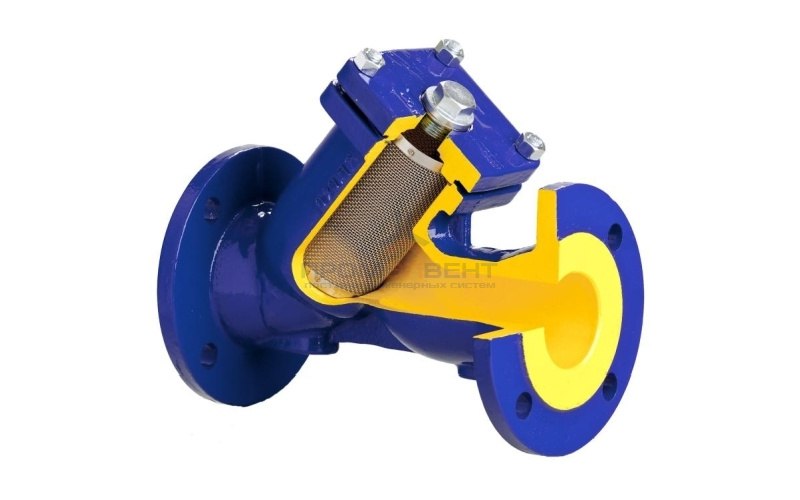 Фильтр грубой очистки BROEN V821 - Ду65 (Фланец/Фланец, PN16, Tmax 300°C)