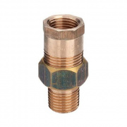 Соединение разъемное Viega 3341 - 1/2" (НР/ВР, с коническим уплотнением, бронза без покрытия)