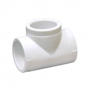 Тройник Fusitek - 90 (для полипропиленовых труб под пайку, цвет белый)