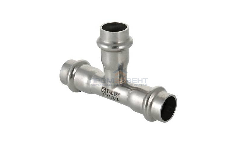 Тройник VALTEC VTi.931 - 15 (прессовой, для труб из нержавеющей стали)