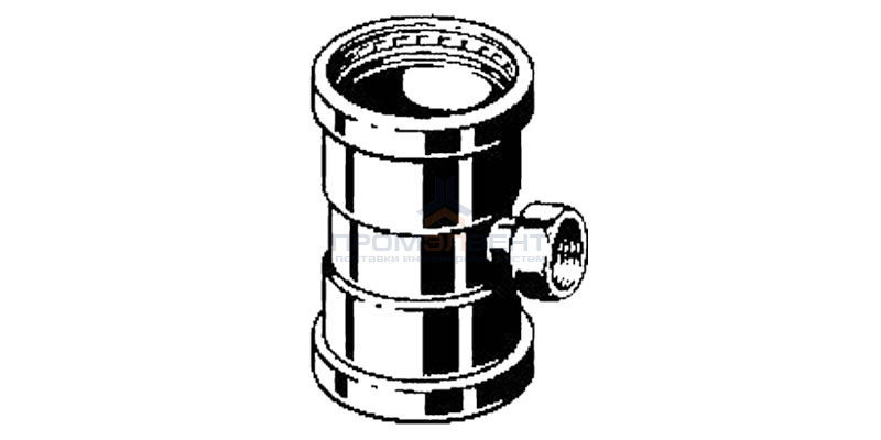 Тройник Viega d76.1х2