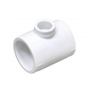 Тройник переходной Fusitek - 50 x 40 x 50 (для полипропиленовых труб под пайку, цвет белый)