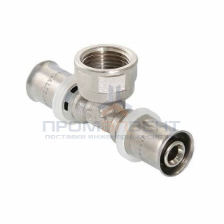 Тройник с переходом на внутреннюю резьбу VALTEC VTm.232 - 32 x 3/4" (прессовой, для металлопл.труб)