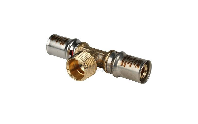 Тройник с переходом на наружную резьбу STOUT - 32 x 1