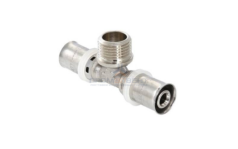 Тройник с переходом на наружную резьбу VALTEC VTm.233 - 32 x 3/4