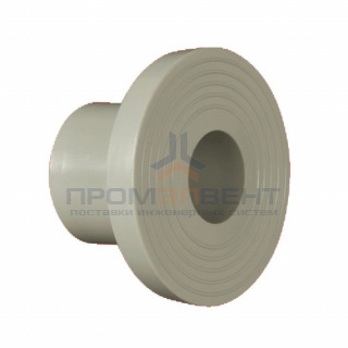 Бурт фальцевый FV-Plast - 110 (для полипропиленовых труб под пайку, цвет серый)