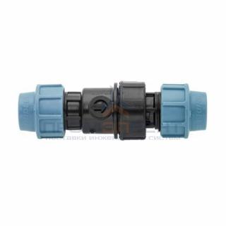 Клапан обратный UNIDELTA 1076 - 32 (винтовой, для труб ПНД)