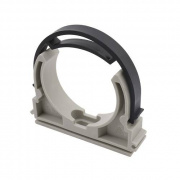 Клипса с лентой для труб FV-Plast - 32 (для полипропиленовых труб, цвет серый)