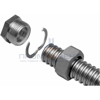 Комплект концевого фитинга из латуни Meibes FixLock Ду32 1"1/4 (наружняя резьба)