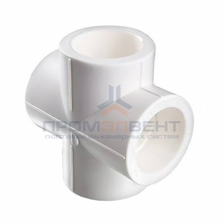 Крестовина VALTEC VTp.741 - 20 (для полипропиленовых труб под пайку, цвет белый)