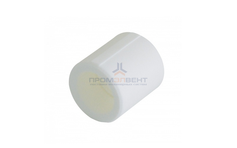 Муфта KALDE - 90 (для полипропиленовых труб под пайку, цвет белый)
