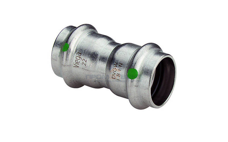 Муфта Viega Sanpress Inox 2315 - 22 (нержавеющая сталь)