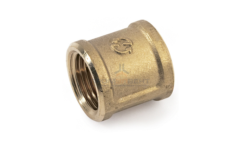Муфта латунная резьбовая STOUT - 1/2