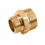 Ниппель латунный резьбовой переходной STOUT - 2"1/2 x 2"