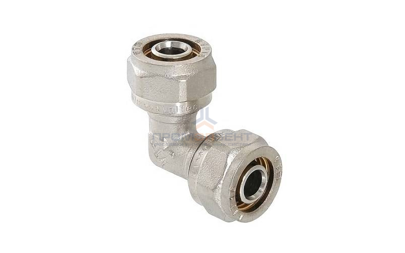 Отвод 90° VALTEC VTm.351 - 20 (винтовой, для металлопластиковых труб)