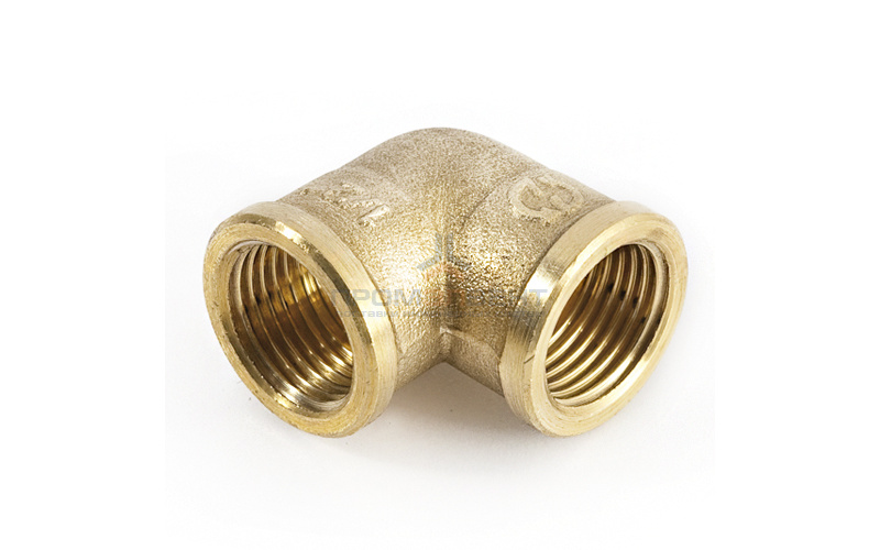 Отвод 90° латунный резьбовой равнопроходный STOUT (ВР/ВР) - 3/4
