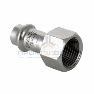 Переход на внутреннюю резьбу VALTEC VTi.902 - 28 x 1" (прессовой, для труб из нержавеющей стали)