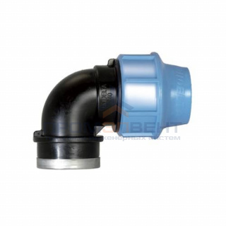 Переход на внутреннюю резьбу угловой UNIDELTA 1009 - 20 x 3/4" (винтовой, для труб ПНД)