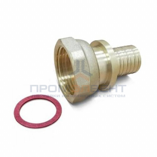 Переход на накидную гайку Varmega Slide-fit - 20 x 3/4" (латунь, для труб из сшитого полиэтилена)