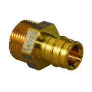 Переход на наружную резьбу Uponor Q&E - 16 x 3/4" (R-резьба, для труб из сшитого полиэтилена)