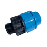 Переход на наружную резьбу ДЖИЛЕКС - 25 x 3/4" (винтовой, для труб ПНД)