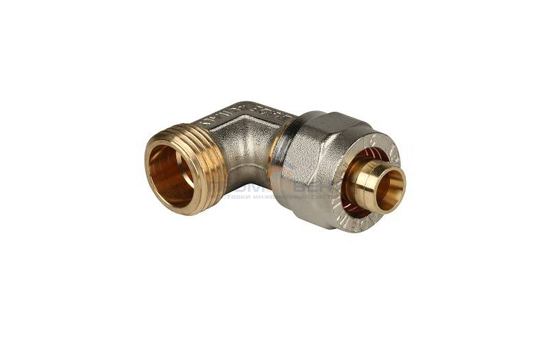 Переход на наружную резьбу угловой STOUT - 20 x 1/2