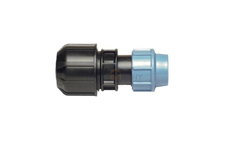 Переход на универсальное присоединение UNIDELTA 1033 - 32 x 27/35 (винтовой, для труб ПНД)