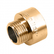 Переходник латунный с внутренней резьбой на наружную STOUT - 1"1/2 x 1/2"