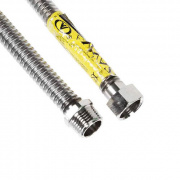 Подводка для газа гибкая сильфонная AYVAZ (Гайка/Штуцер) - 1/2" (длина 600 мм)