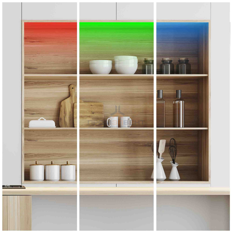 LSE-159 Светодиодная лента, 12В, 7,2Вт/м, smd5050, 30д/м, IP20, ширина подложки 10мм, 5м, RGB