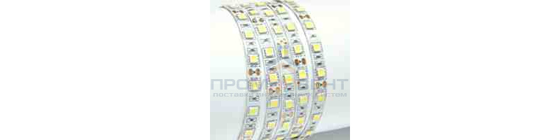 LSE-245 Светодиодная лента, 12В, 14,4Вт/м, smd5050, 60д/м, IP20, 600Лм/м, ширина подложки 10мм, 5м, холодный белый
