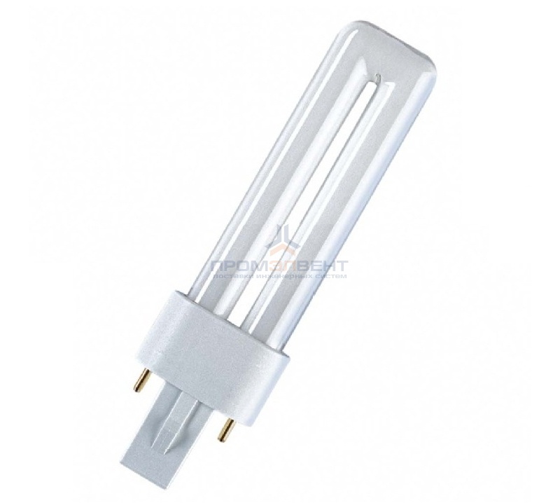 Лампа Osram Dulux S 5W/21-840 G23 холодно-белая