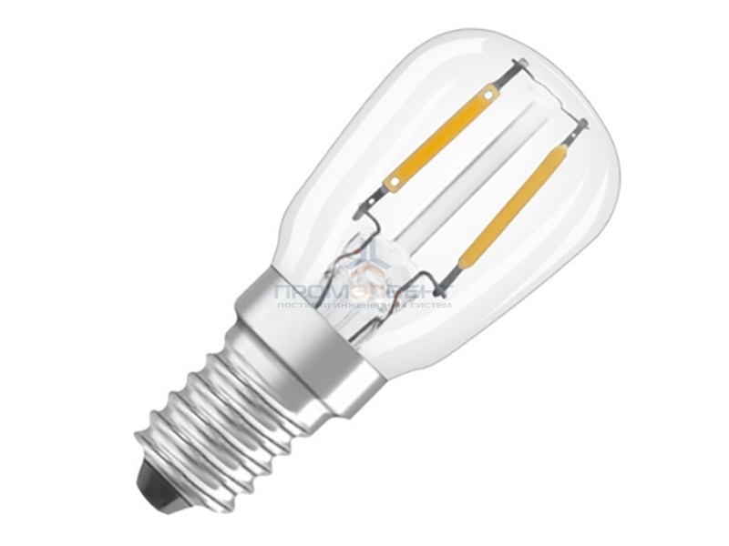 Лампа филаментная светодиодная Osram P SPC.T26 1.3W (12W) 2700K E14 FREEZER 110lm теплый свет