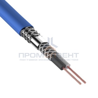 Кабель микрофонный экранированный 2х0,25 PROconnect синий  [бухта 100м]