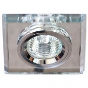 Светильник 8170-2 точечный MR16 G5.3/GU5.3 серебро-серебро/Silver-Silver квадрат