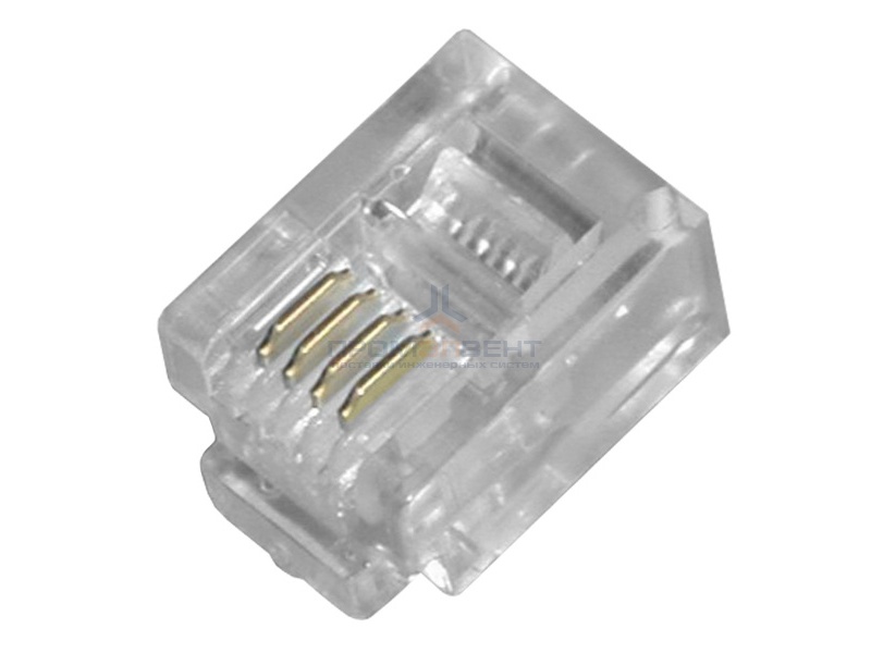 Вилка RJ 11 - 4 контакта - ширина 9,65 мм Legrand