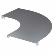 Крышка на угол горизонтальный 90?, осн.300, R300, нержавеющая