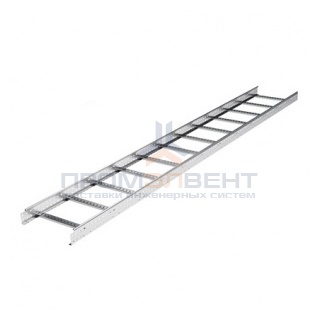 Лестничный лоток 80х200, L 6000, цинк-ламельный