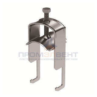 Держатель кабельный  для крепления к профилю, д. 32-38