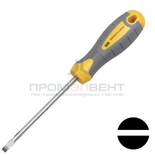 Отвертка шлицевая Master 5х125мм IEK