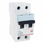 Автоматический выключатель Legrand TX3 C20A 2П 6kA (автомат)