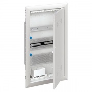 Шкаф мультимедийный с дверью с вентиляционными отверстиями и DIN-рейкой UK630MV (3 ряда)